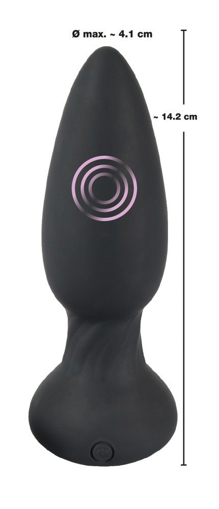 KOREK ANALNY SILIKON 10 WIBRACJI SEX ANAL 14,2CM KOREK ANALNY SILIKON 10 WIBRACJI SEX ANAL 14,2CM