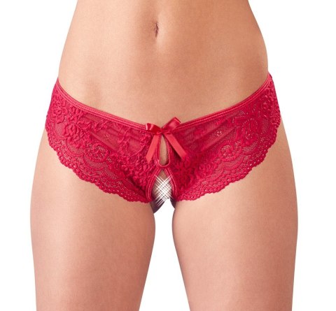 KORONKOWE MAJTKI COTTELLI COLLECTION CZERWONE L