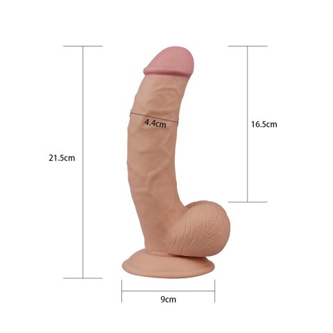 SZTUCZNY PENIS DILDO MĘSKI CZŁONEK Z PRZYSSAWKĄ