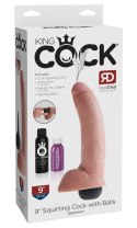 SEX PENIS DŁUGIE DILDO CUMSHOT 23CM DO NAPEŁNIENIA