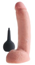 SEX PENIS DŁUGIE DILDO CUMSHOT 23CM DO NAPEŁNIENIA