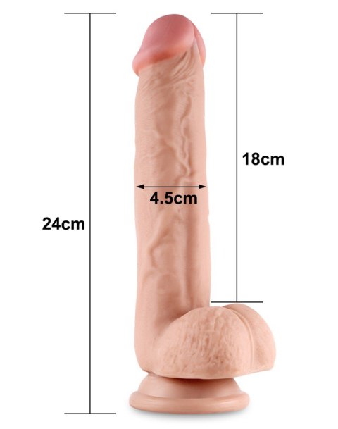 NATURALNY PENIS RUCHOMA SKÓRA DILDO Z PRZYSSAWKĄ NATURALNY PENIS RUCHOMA SKÓRA DILDO Z PRZYSSAWKĄ