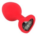 KOREK ANAL SEX SERCE STOŻEK 7,9 CM YOU2TOYS