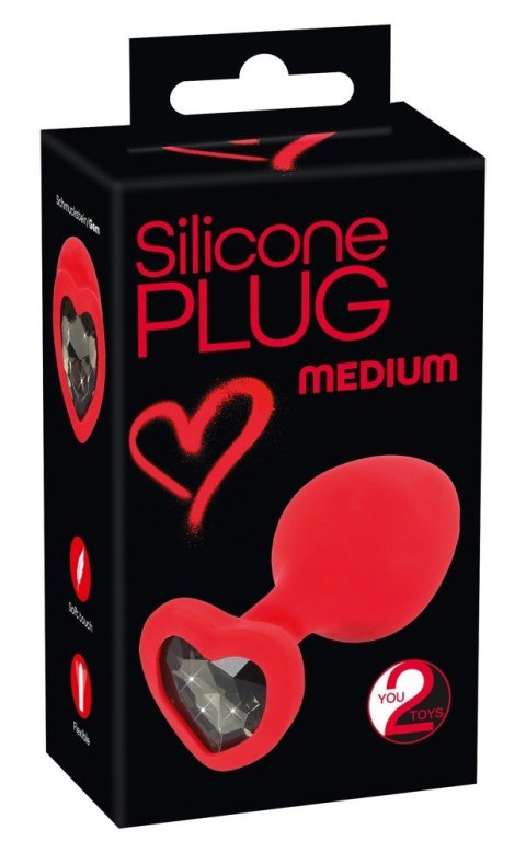 KOREK ANAL SEX SERCE STOŻEK 7,9 CM YOU2TOYS KOREK ANAL SEX SERCE STOŻEK 7,9 CM YOU2TOYS