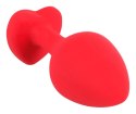 KOREK ANAL SEX SERCE STOŻEK 7,9 CM YOU2TOYS