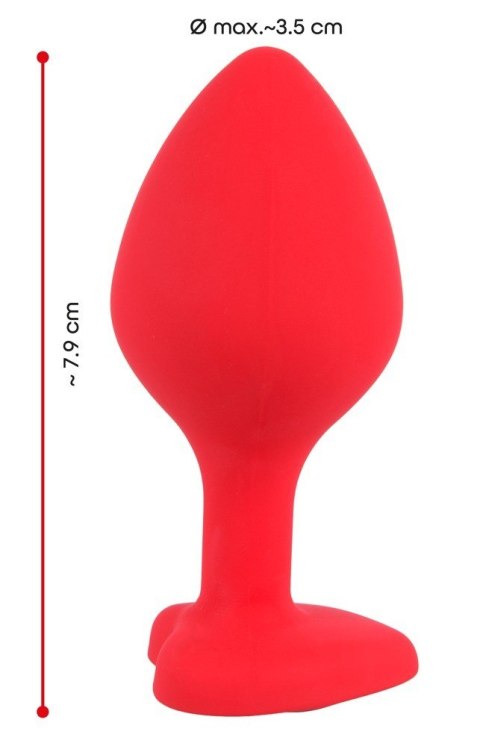 KOREK ANAL SEX SERCE STOŻEK 7,9 CM YOU2TOYS KOREK ANAL SEX SERCE STOŻEK 7,9 CM YOU2TOYS