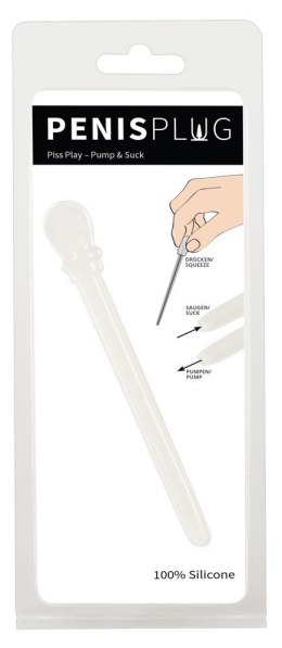 SILIKONOWY DILATOR MASTURBATOR Z POMPKĄ BDSM