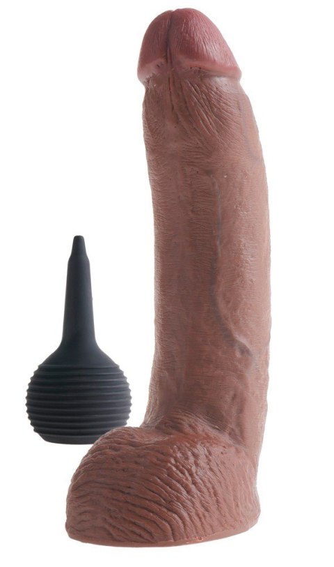 SEX PENIS DŁUGIE DILDO CUMSHOT 23CM DO NAPEŁNIENIA