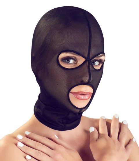 MASKA CZARNA BDSM SEX Z OTWORAMI NA OCZY I USTA MASKA CZARNA BDSM SEX Z OTWORAMI NA OCZY I USTA