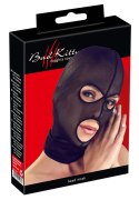MASKA CZARNA BDSM SEX Z OTWORAMI NA OCZY I USTA