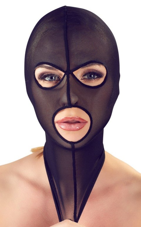 MASKA CZARNA BDSM SEX Z OTWORAMI NA OCZY I USTA MASKA CZARNA BDSM SEX Z OTWORAMI NA OCZY I USTA