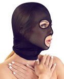 MASKA CZARNA BDSM SEX Z OTWORAMI NA OCZY I USTA
