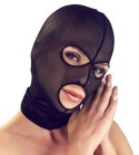 MASKA CZARNA BDSM SEX Z OTWORAMI NA OCZY I USTA