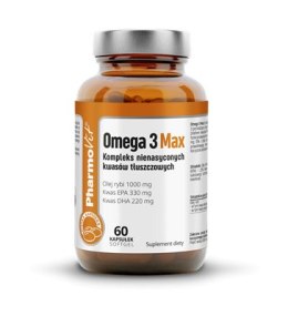 PHARMOVIT OMEGA 3 MAX 100MG KWASY EPA DHA 60 KAPS