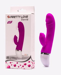 WIBRATOR MOCNY CICHY SEX KRÓLICZEK 30 TRYBÓW 19 CM