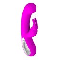 WIBRATOR MOCNY CICHY SEX KRÓLICZEK 12 TRYBÓW 21 CM
