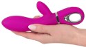 WIBRATOR PODWÓJNA PENETRACJA 7 FUNKCJI 20,2 CM