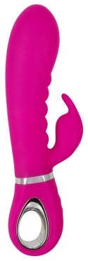 WIBRATOR PODWÓJNA PENETRACJA 7 FUNKCJI 20,2 CM