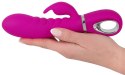 WIBRATOR PODWÓJNA PENETRACJA 7 FUNKCJI 20,2 CM
