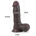 SZTUCZNY PENIS DILDO MĘSKI CZŁONEK Z PRZYSSAWKĄ