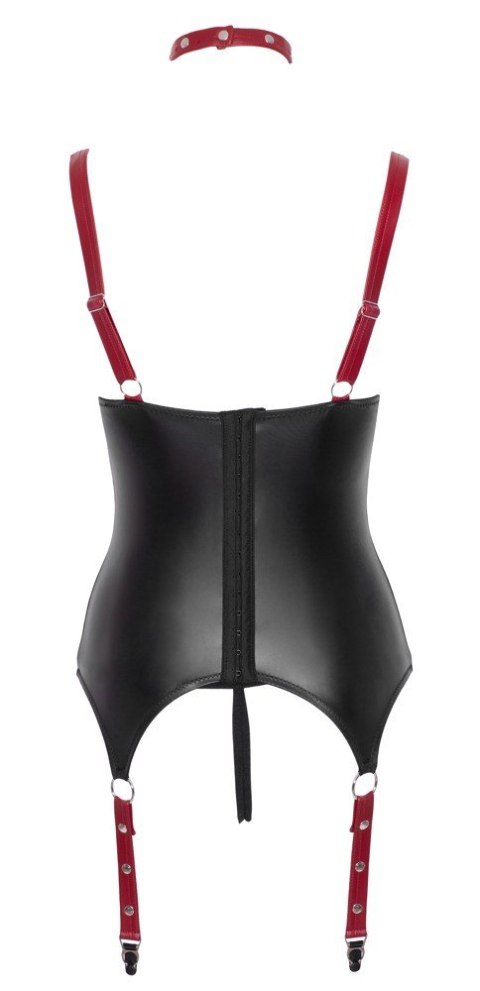 KOMPLET BIELIZNY Z PASEM DO POŃCZOCH COTTELLI BONDAGE M KOMPLET BIELIZNY Z PASEM DO POŃCZOCH COTTELLI BONDAGE M