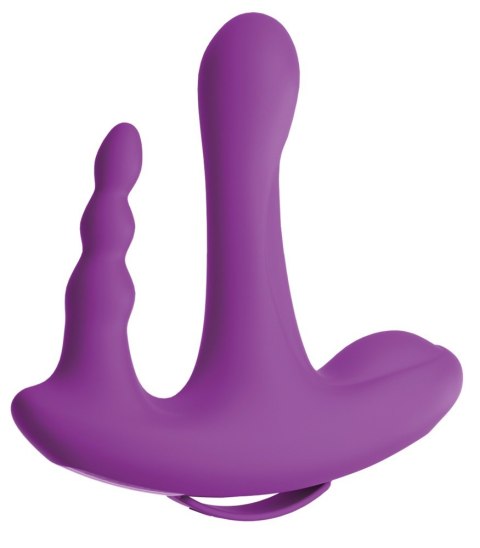 WIBRATOR PODTRÓJNA PENETRACJA KORALIKI 10 FUNKCJI