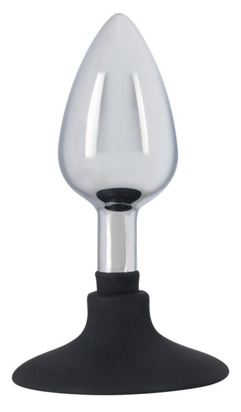 KOREK ANAL SEX METALOWY SILIKONOWA KOŃCÓWKA 10,2CM KOREK ANAL SEX METALOWY SILIKONOWA KOŃCÓWKA 10,2CM