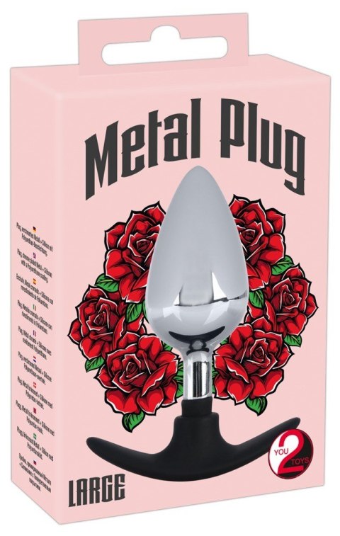 KOREK ANAL SEX METALOWY SILIKONOWA KOŃCÓWKA 11,4CM KOREK ANAL SEX METALOWY SILIKONOWA KOŃCÓWKA 11,4CM