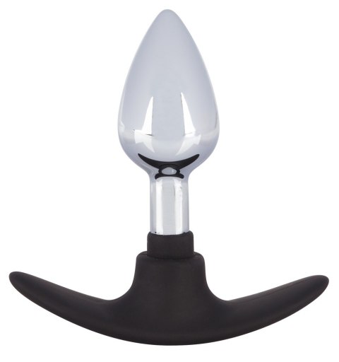 KOREK ANAL SEX METALOWY SILIKONOWA KOŃCÓWKA 8,9 CM KOREK ANAL SEX METALOWY SILIKONOWA KOŃCÓWKA 8,9 CM