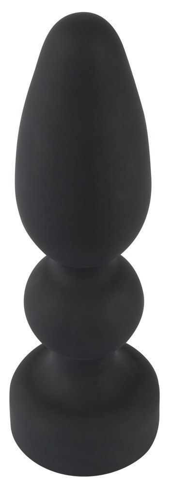 KOREK ANALNY 17,8 CM BLACK VELVETS SILIKONOWY