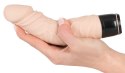 WIBRATOR NATURAL PENIS MOCNY 7 FUNKCJI DUŻY 21CM