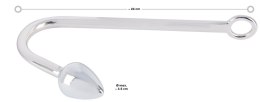 KOREK ANALNY HAK ALUMINIOWY PLUG DO ANUSA 24 CM