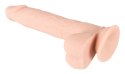 SZTUCZNY PENIS DILDO MĘSKI CZŁONEK Z PRZYSSAWKĄ