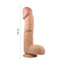DILDO Z PRZYSSAWKĄ SZTUCZNY PENIS GRUBY DUŻY XXL