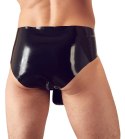 MAJTKI LATEX Z OSŁONĄ NA PENISA M