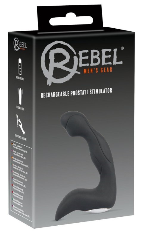 MASAŻER PROSTATY REBEL 14,3 CM WIBRATOR STYMULATOR MASAŻER PROSTATY REBEL 14,3 CM WIBRATOR STYMULATOR