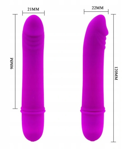 WIBRATOR WODOODPORYN PUNKT G 10 FUNKCJI 12CM