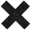 NASUTNIKI CZARNE "X" OZDOBA NA SUTKI NAKLEJKI