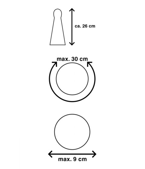 KOREK ANAL MEGA DUŻY MR.COCK X-TREME 26CM SEX CONE