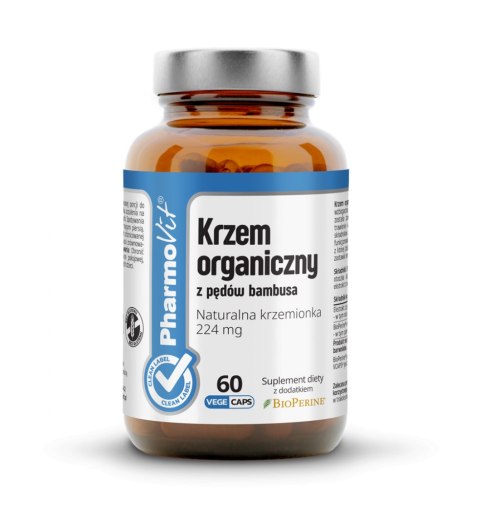 PHARMOVIT KRZEM ORGANICZNY Z PĘDÓW BAMBUSA 60 KAPS