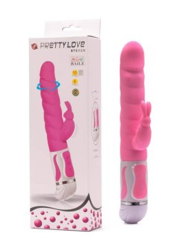 WIBRATOR MOCNY CICHY SEX KRÓLICZEK 12 TRYBÓW 27 CM