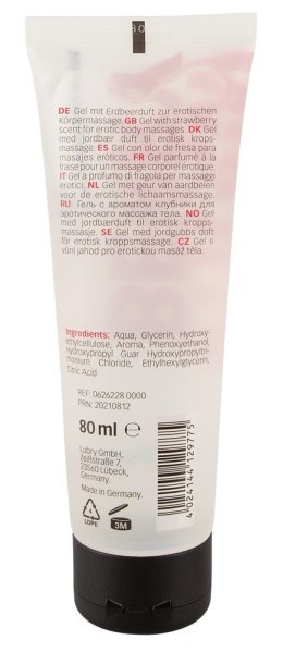 ŻEL DO MASAŻU EROTYCZNEGO TRUSKAWKA 80ML JUST PLAY