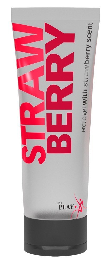 ŻEL DO MASAŻU EROTYCZNEGO TRUSKAWKA 80ML JUST PLAY