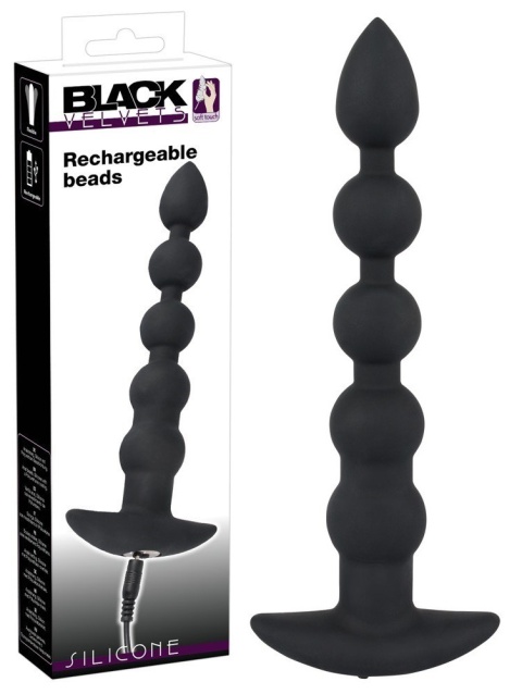 KORALIKI ANAL Z WIBRACJAMI 7 FUNKCJI 21 CM USB