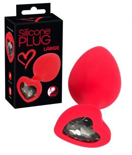 KOREK ANAL SEX SERCE STOŻEK 7,9 CM YOU2TOYS