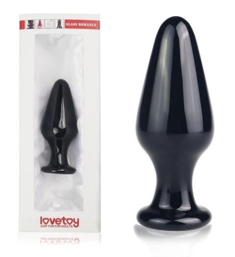 KOREK ANAL SEX SZKLANY 12 CM LOVETOY STOŻEK