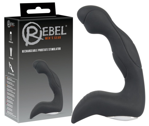 MASAŻER PROSTATY REBEL 14,3 CM WIBRATOR STYMULATOR MASAŻER PROSTATY REBEL 14,3 CM WIBRATOR STYMULATOR