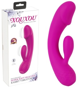 WIBRATOR PODWÓJNA PENETRACJA STYMULATOR 17,7 CM