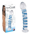 PENIS DŁUGIE DILDO SZKLANE 18CM STYMULUJE ROWKI