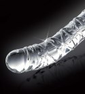 SZTUCZNY PENIS DILDO MĘSKI CZŁONEK SZKLANE 17,5CM